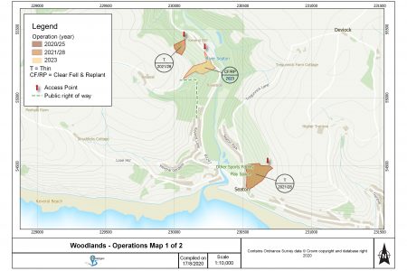 Woodland Operations on OS Zoomstack